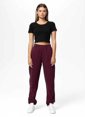 Damskie spodnie PIT BULL TULLA WMN dresowe dusty grape