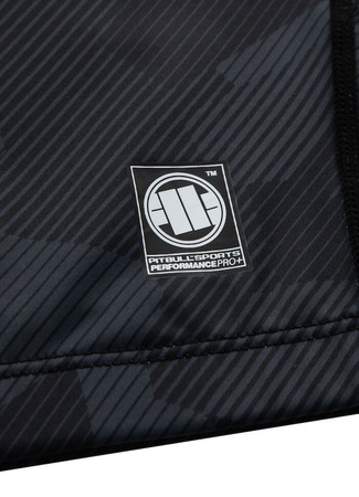 Rashguard PIT BULL DILLARD CASINO szary krótki rękaw