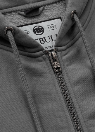 Bluza PIT BULL WASHED LANCASTER 2 washed grey rozpinana 