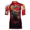 Short sleeve rashguard kids EXTREME HOBBY KILLER CARDS 2 czerwony