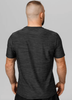 T-shirt PIT BULL SMALL LOGO CASUAL SPORT czarny (black melange)