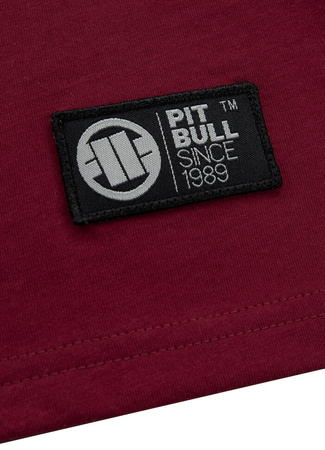 T-shirt PIT BULL HILLTOP 170 (burgundy) bordowy