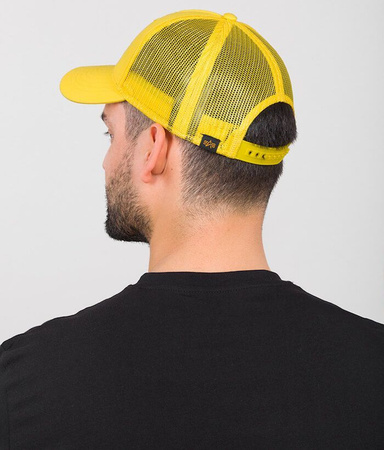 Czapka ALPHA INDUSTRIES TRUCKER BASIC żółta (prime yellow) 186902 229