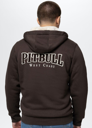 Bluza/kożuch PIT BULL RUFFIN DETROIT dark chocolate rozpinana