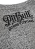 T-shirt PIT BULL CUSTOM FIT VINTAGE BOXING szary melanż