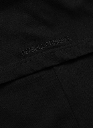 T-shirt PIT BULL Loose Fit SKULL LOGO czarny