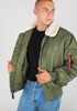 Kurtka ALPHA INDUSTRIES B15 oliwkowa (sage green) 100107 01