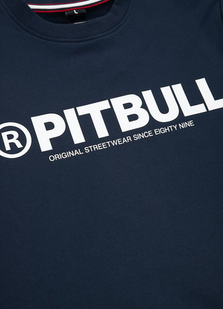 Bluza PIT BULL FRENCH TERRY MARVIN granatowa prosta