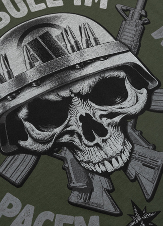 T-shirt PIT BULL PARA BELLUM old green