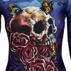 Longsleeve Rashguard Damski Skull 2