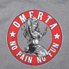 Bluza EXTREME HOBBY NO PAIN NO FUN jasnoszara rozpinana