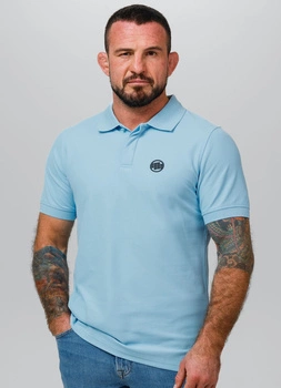 POLO PIT BULL PIQUE ROCKEY błękitne