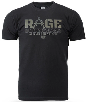T-shirt DOBERMANS RAGE TS358 czarny