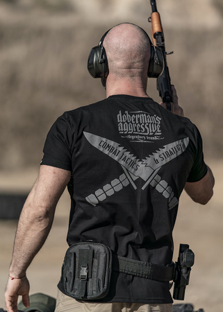 T-shirt DOBERMANS TACTICAL TS376 czarny