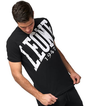 T-shirt LEONE BOXE czarny
