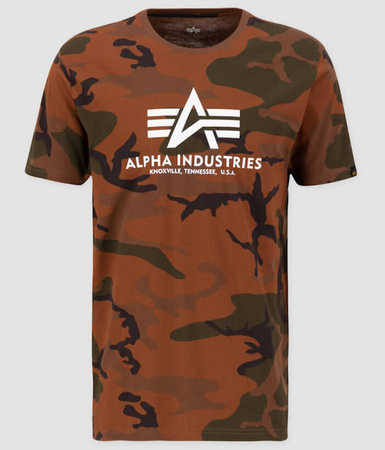 T-shirt ALPHA INDUSTRIES BASIC moro (burned camo)  100501C 681
