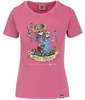 T-shirt damski PIT BULL Denim Washed DOUBLETROUBLE WMN różowy