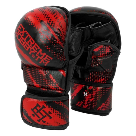 Rękawice MMA CORE EXTREME HOBBY RED TRENING czerwony