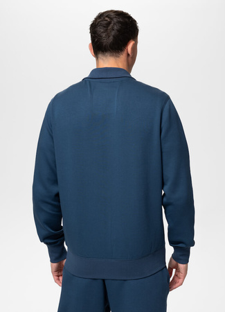 Bluza PIT BULL SAMPSON niebieska (petrol blue) stójka