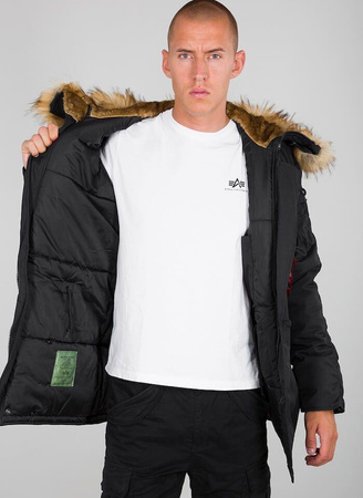 Kurtka parka ALPHA INDUSTRIES EXPLORER czarna 193128 03