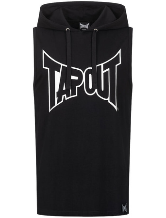Tank top z kapturem TAPOUT ALAMEDA HOOD czarny