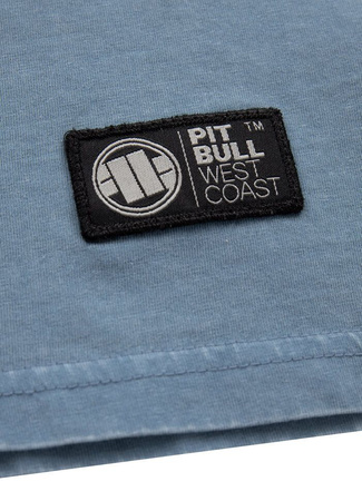 T-shirt PIT BULL Denim Washed CALIFORNIA DOG 190 błękitny