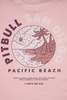 T-shirt damski PIT BULL Oversize PLANET SURF powder pink