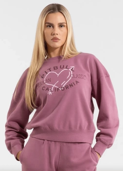 Damska bluza PIT BULL MANZANITA HEART WMN pink prosta