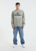 Bluza PIT BULL Tricot Terry SURFING DOG dusty salvia prosta