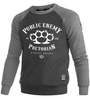 Bluza PRETORIAN PUBLIC ENEMY prosta grafitowa