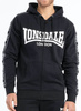 Bluza LONSDALE BIGTON czarna rozpinana