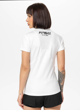 Damska koszulka sportowa Mesh PIT BULL PUPPY WMN biała