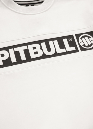 Bluza PIT BULL SHERWOOD biała (off white) prosta