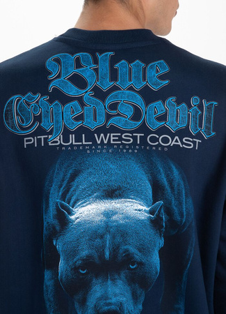 Bluza PIT BULL B.E.D 21 granatowa prosta