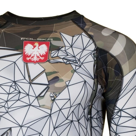 Longsleeve rashguard EXTREME HOBBY POLSKA CAMO moro