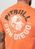 T-shirt PIT BULL DOG SD pomarańczowy (fluo orange)