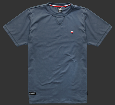 T-shirt ULTRAPATRIOT MODEL SN3 niebiesko/szary