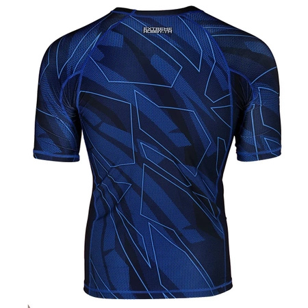 Short sleeve rashguard EXTREME HOBBY SHADOW niebieski