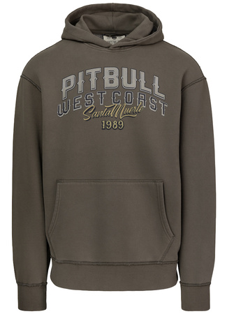 Bluza PIT BULL WASHED SANTA MUERTE major olive kaptur