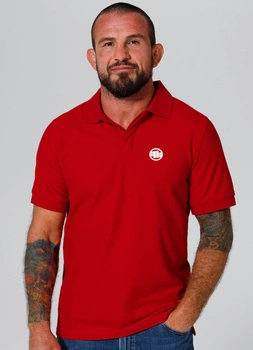 POLO PIT BULL PIQUE ROCKEY czerwone