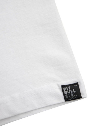 T-shirt PIT BULL OLD LOGO biały