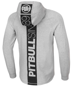 Longsleeve PIT BULL SPANDEX HILLTOP z kapturem szary
