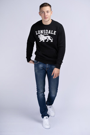 Bluza LONSDALE KERSBROOK czarna prosta