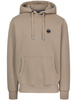 Bluza PIT BULL SMALL LOGO beżowa (pale sand) kaptur