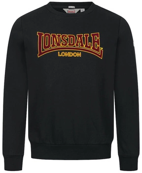 Bluza LONSDALE CLASSIC czarna prosta