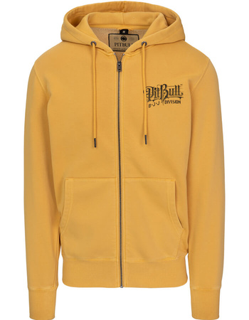 Bluza PIT BULL WASHED VINTAGE BJJ washed yellow rozpinana