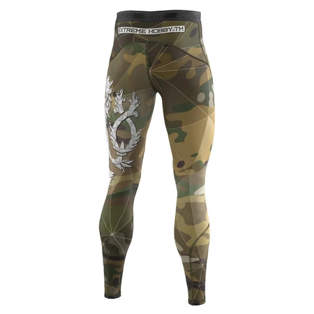 Legginsy męskie EXTREME HOBBY CZESKI LEW camo