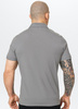 POLO PIT BULL Jersey slim fit SMALL LOGO szare (grey)
