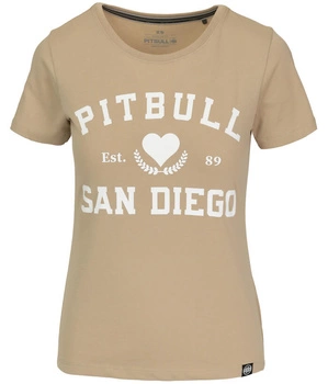 T-shirt damski PIT BULL  LOVE PB WMN sand