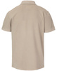 POLO PIT BULL Denim Washed Pique SMALL LOGO dark sand